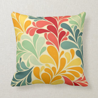 Coloured reasons throw pillow