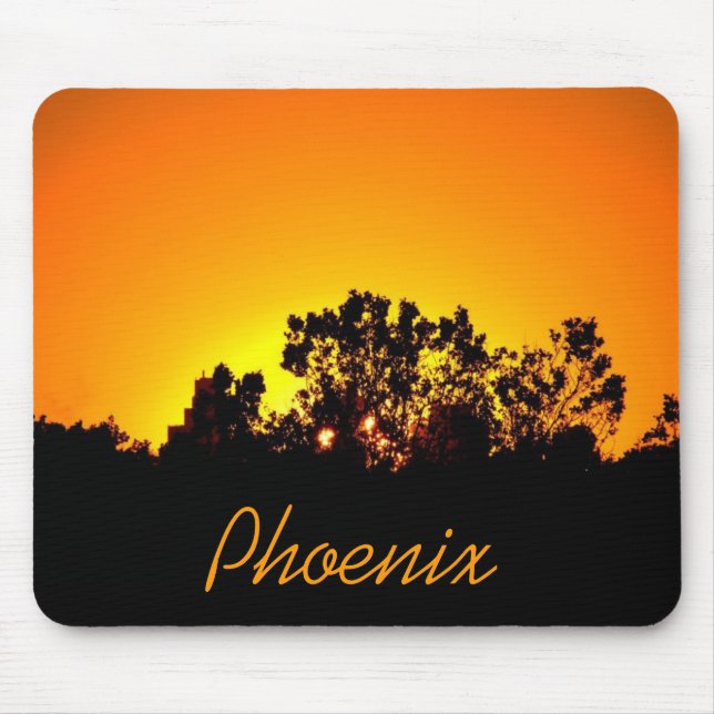 Coloured Sunset by Bobby Mikul mousepad (Front)