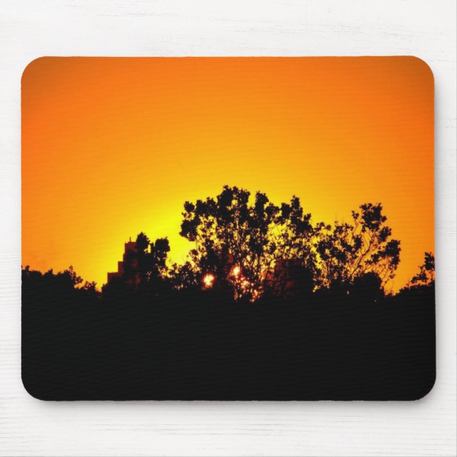 Coloured Sunset by Bobby Mikul mousepad (Front)