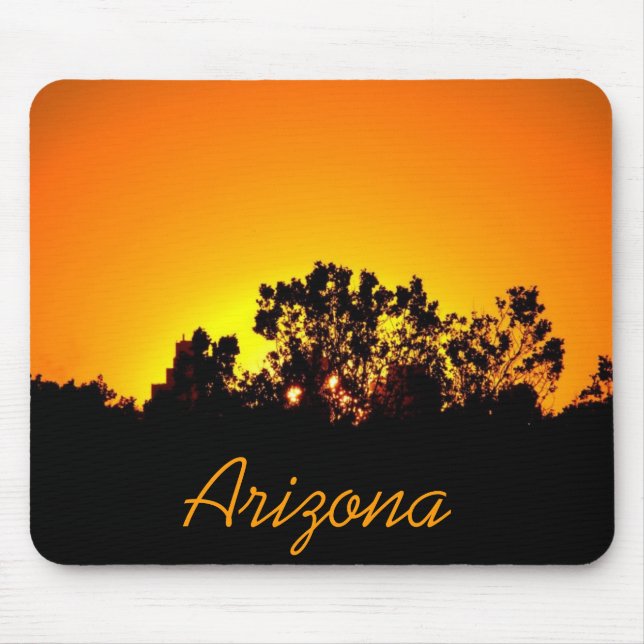 Coloured Sunset by Bobby Mikul mousepad (Front)