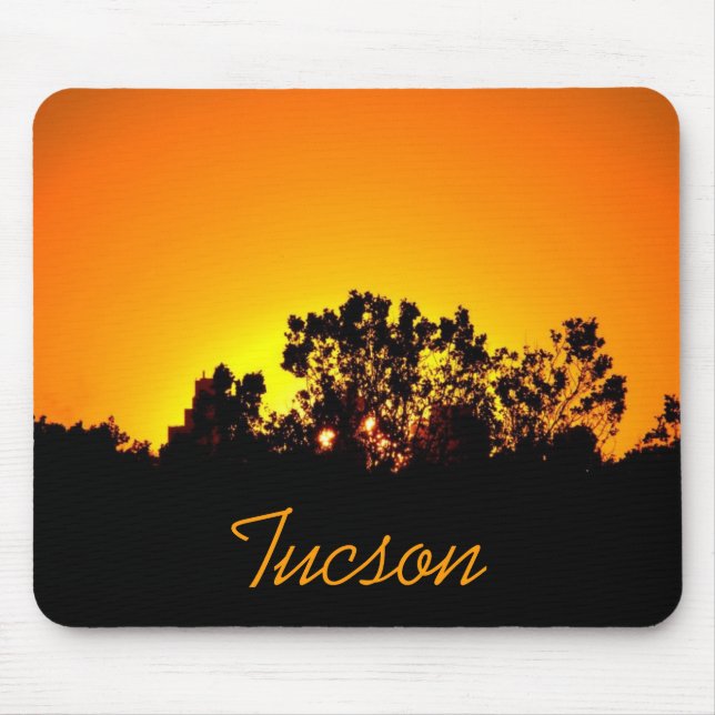 Coloured Sunset by Bobby Mikul mousepad (Front)