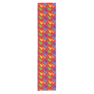 Coloured Trees. Short Table Runner