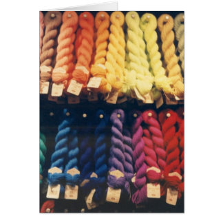 COLOURED YARNS LIBERTY CARDS
