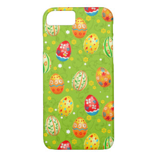 Colourfol floral decorated eggs iPhone 8/7 case