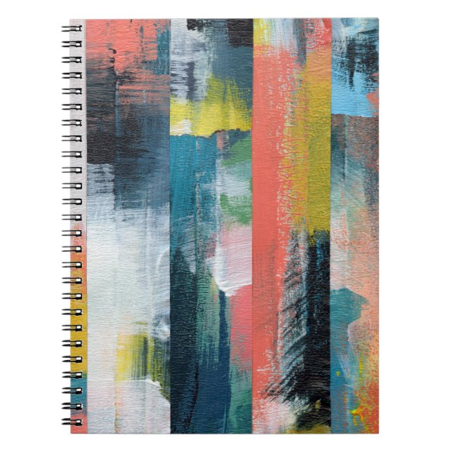 Colourful abstract collage.  notebook (Front)