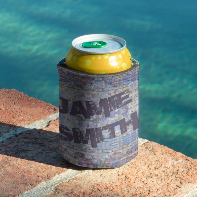 Colourful Abstract Graffiti Wall Street Art Can Cooler (In Situ Pool)