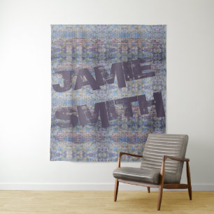 Colourful Abstract Graffiti Wall Street Art Tapestry