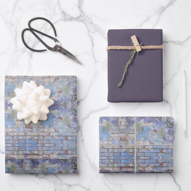 Colourful Abstract Graffiti Wall Street Art Wrapping Paper Sheets (Front)