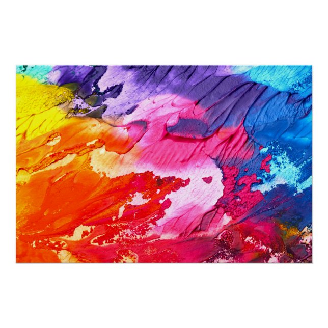Colourful Abstract Painting-25688 Poster (Front)