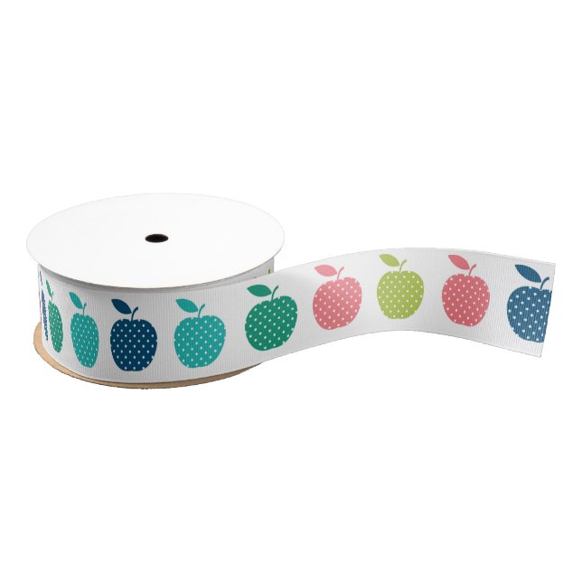 colourful apple ribbon (Spool)