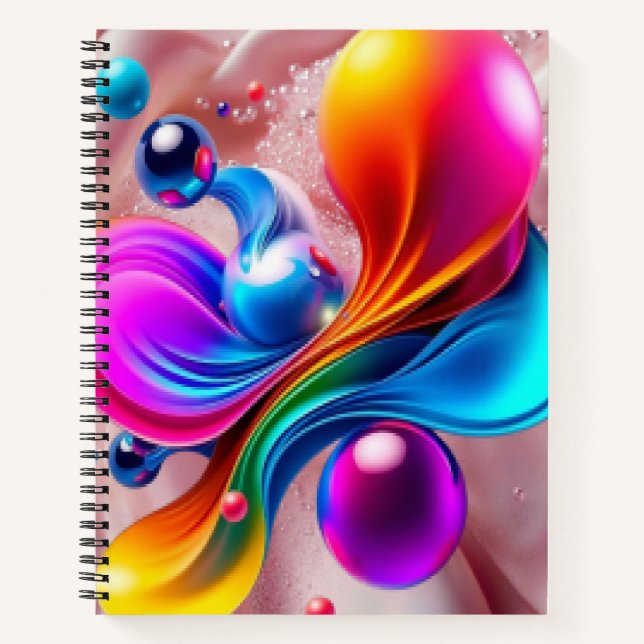 Colourful Art  Notebook (Front)