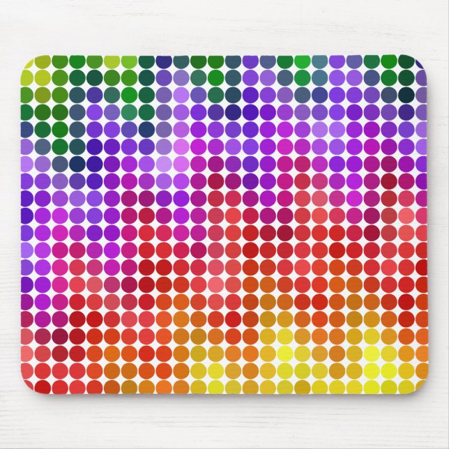 Colourful background mouse pad (Front)