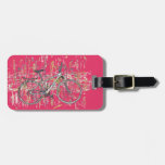 Colourful Bicycle Drawing Luggage Tag at Zazzle