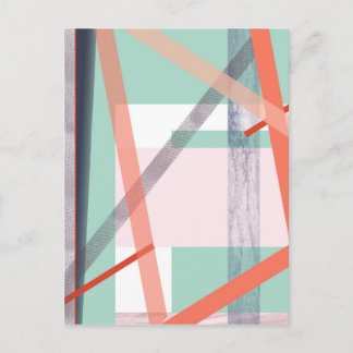 Colourful Blocks Postcard