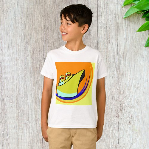 Colourful Boat T_Shirt
