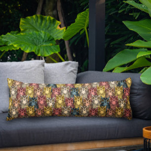 Colourful Boho Woodland Owl Pattern Body Pillow