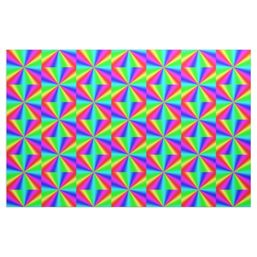 Colourful Bright Rainbow Fabric