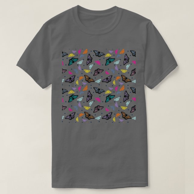 Colourful Butterfly 8 T-Shirt (Design Front)