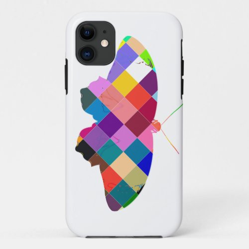 Colourful Butterfly Art iPhone 11 Case