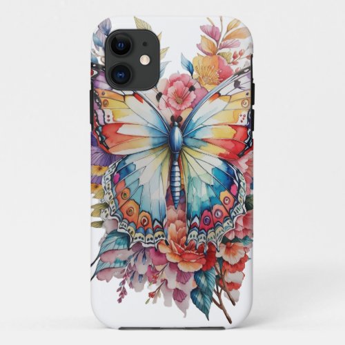 Colourful Butterfly iPhone 11 Case