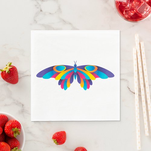 Colourful Butterfly Napkins