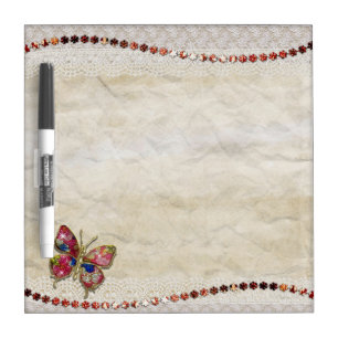 Colourful butterfly nice decor dry erase board