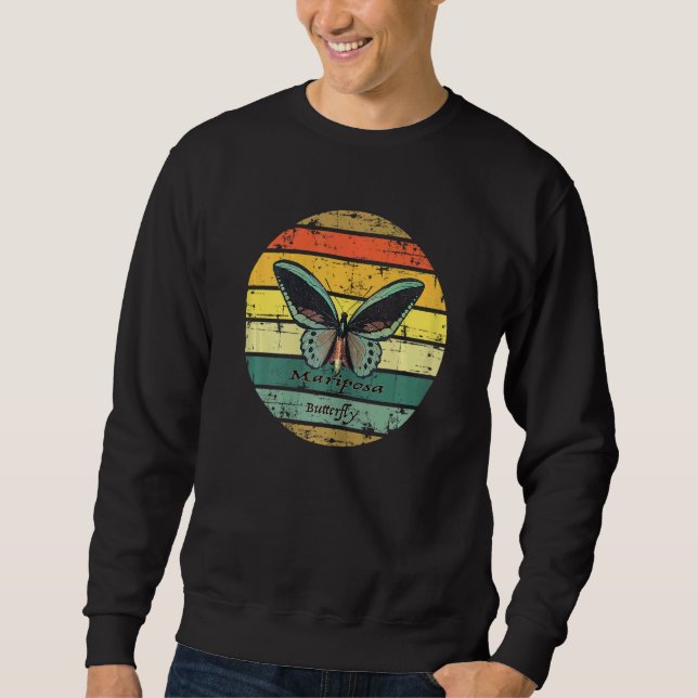 Colourful Butterfly Sweatshirt (Front)