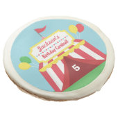 Colourful Carnival Kids Birthday Party Treats Sugar Cookie (Angled)