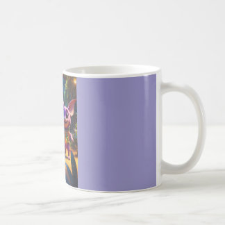 Colourful Cartoon Print Mug – Fun and Whimsy for E