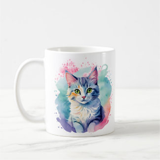 Colourful Cat Mug