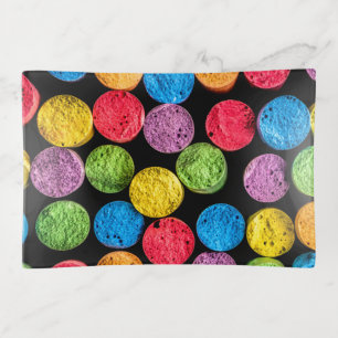 Colourful Chalk Trinket Tray