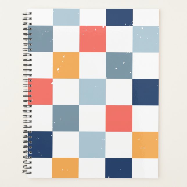 colourful Checkered 2024 Planner (Front)