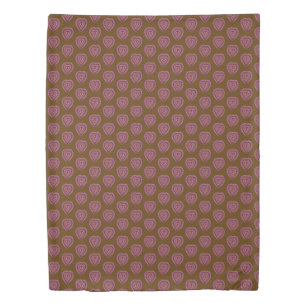 Colourful chic hearts duvet cover