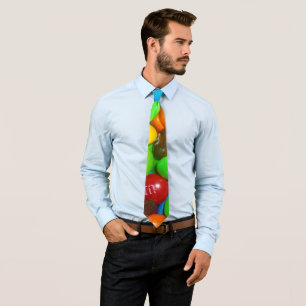 Colourful Chocolate Candy Drops,  Neck Tie