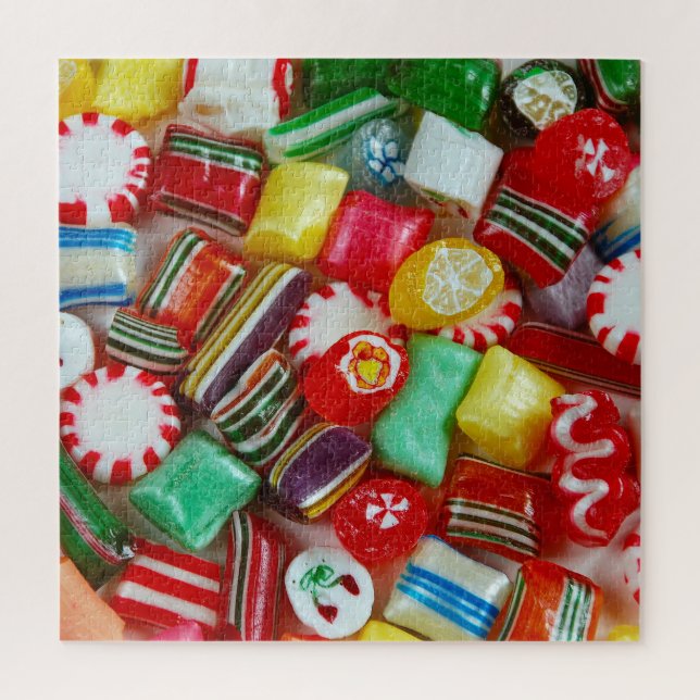 Colourful Christmas candy Jigsaw Puzzle (Vertical)