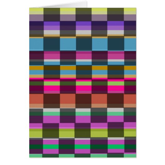 Colourful Cubes Cards (Front)