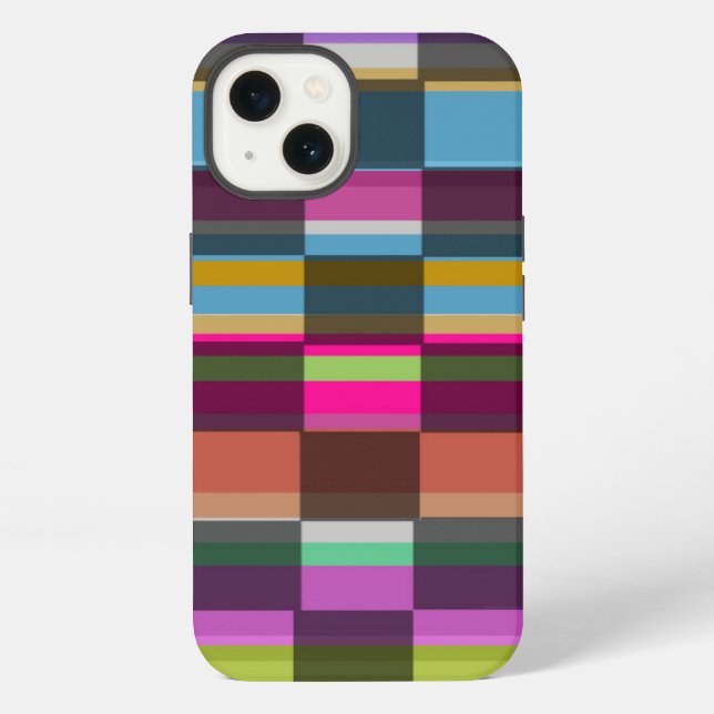 Colourful Cubes Iphone Case (Back)