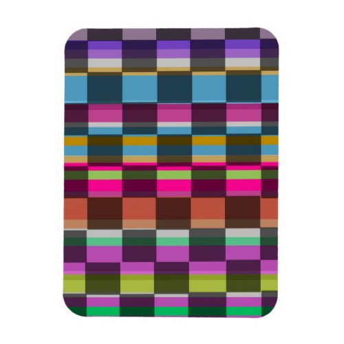 Colourful Cubes Magnet