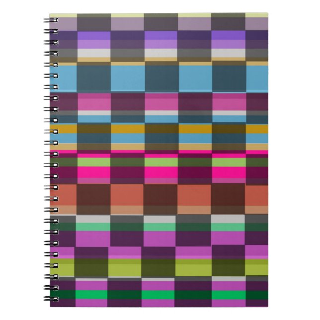 Colourful Cubes Notebook (Front)
