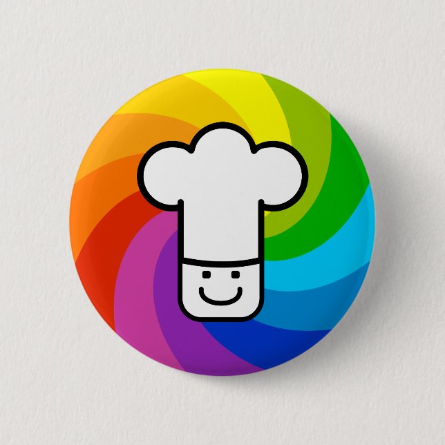 Colourful Cuisine Button (Front)