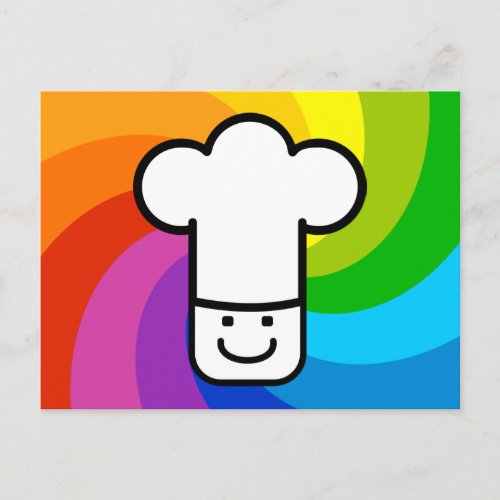 Colourful Cuisine Postcard