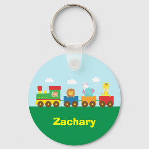 Colourful Cute Animals Train for Kids Keychain