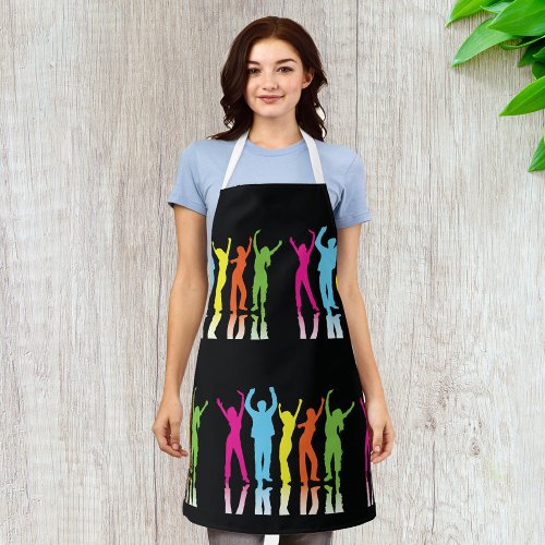 Colourful Dancers Dancing Around Apron