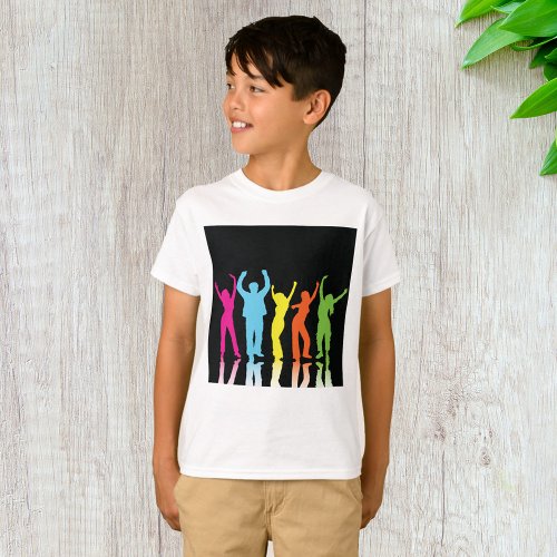 Colourful Dancers Dancing Around T_Shirt