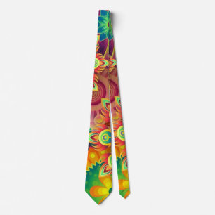 Colourful Design Butterflies not included Neck Tie