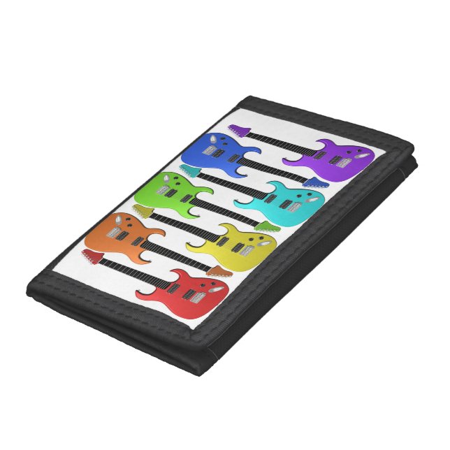 Colourful Electric Guitars Wallet (Bottom)