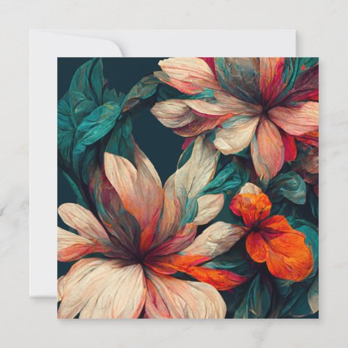 Colourful elegant  floral    