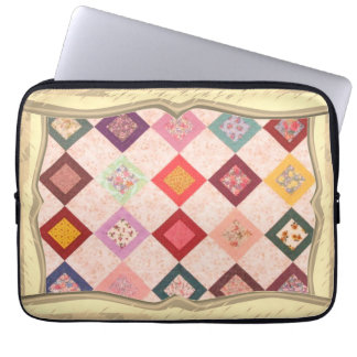 Colourful Fabrics Pattern Laptop Sleeve