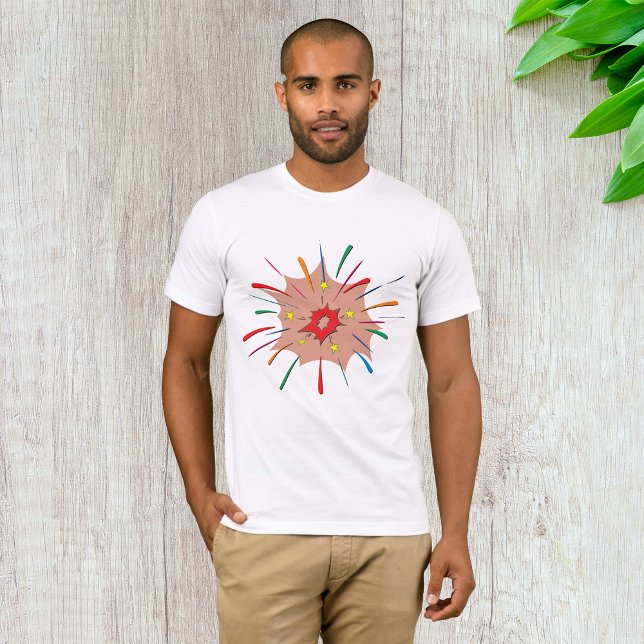 Colourful Fireworks Mens T-Shirt (Creator Uploaded)