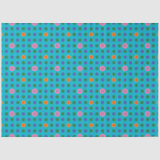 Colourful Fish Custom Polka Dots Tissue Paper
